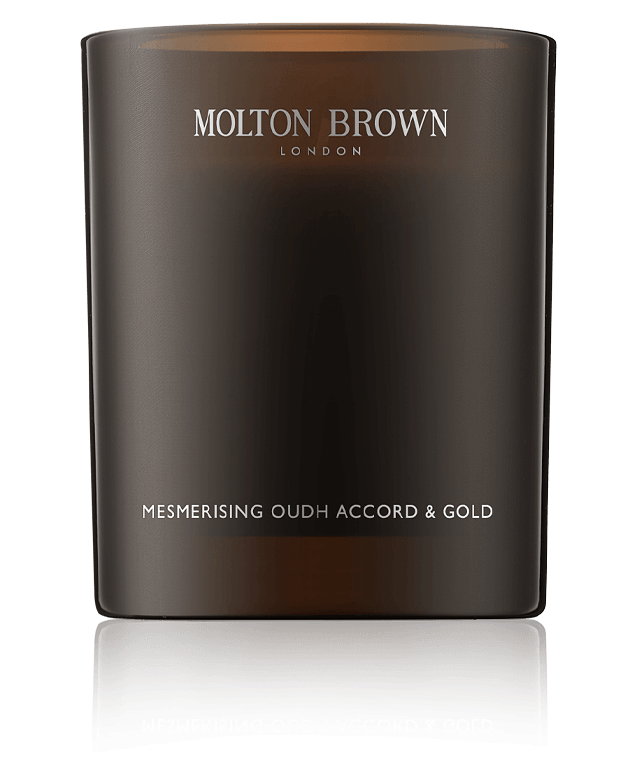MOLTON BROWN Oudh Acc & Gold 1 Wick Candle 190g