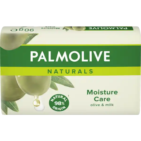 PALMOLIVE Seifenstück Olive & Milch, Naturals, 90 g
