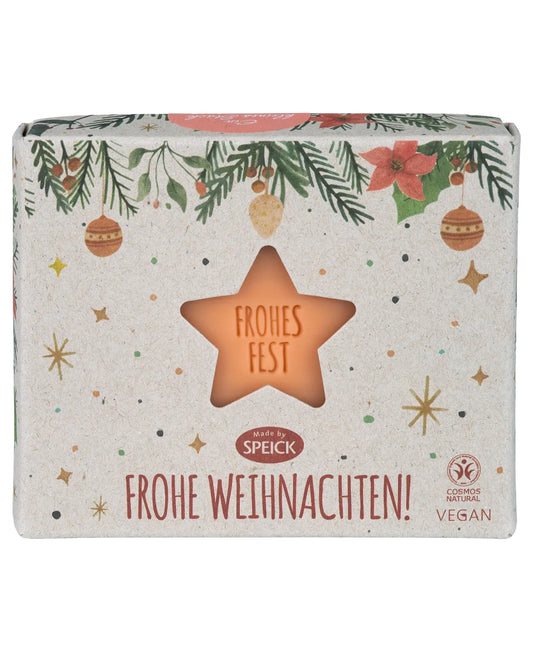 SPEICK Pflanzenölseife Weihnachtsseife Frohes Fest (120g)
