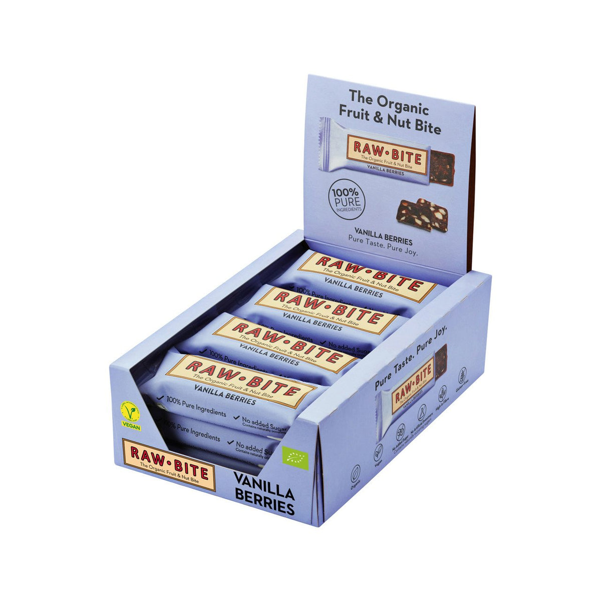 RAWBITE Rohkostriegel Beeren-Vanille Bio 50 g