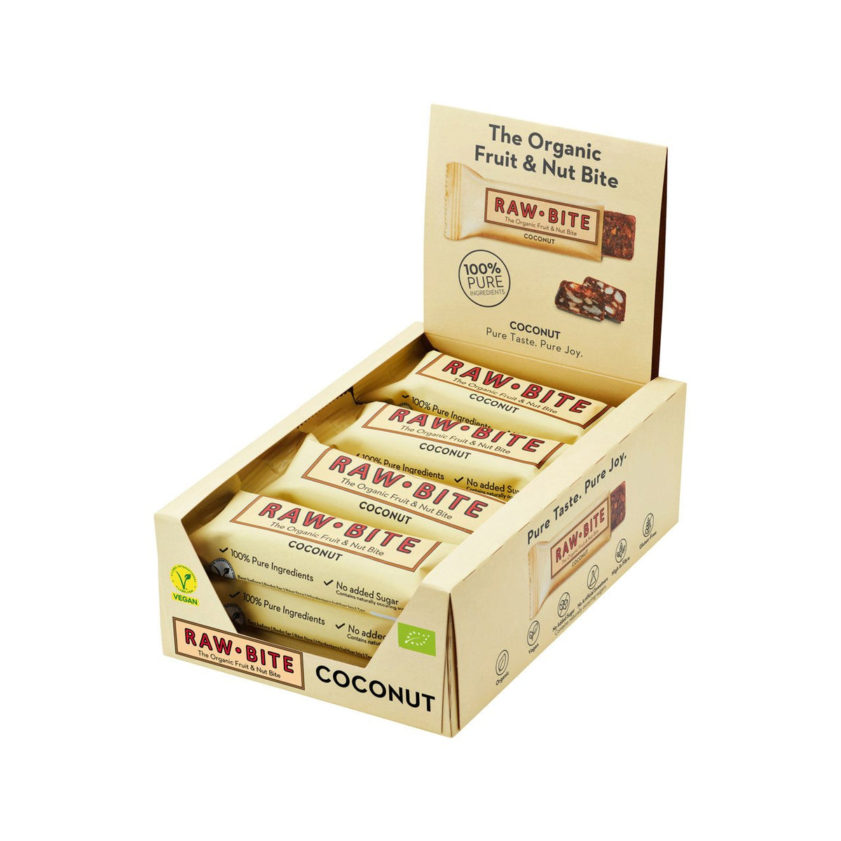 RAWBITE Rohkostriegel Kokosnuss Bio 50 g