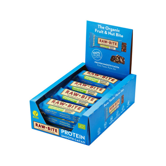 RAWBITE Rohkostriegel Protein Smooth Cacao Bio 45 g