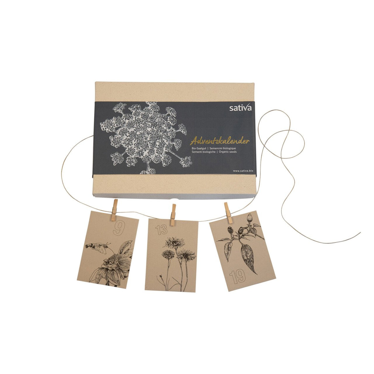 Sativa Bio Advent Saatgut Kalender