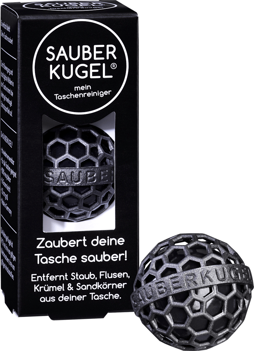 SAUBERKUGEL Taschenreiniger Black Pearl 3.5 cm