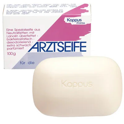 Kappus Arztseife – 100 g - Stück in Faltschachtel