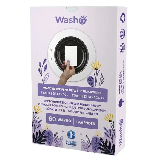 DrogerieMarkt24 - DrogerieMarkt24 WASHO Waschstreifen Lavendel 60 Stk - DrogerieMarkt24