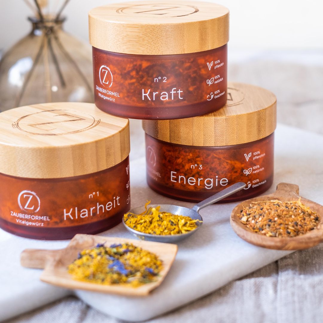 Zauberformel Bio Vitalgewürze – Klarheit, Kraft und Energie mit Gewürzproben