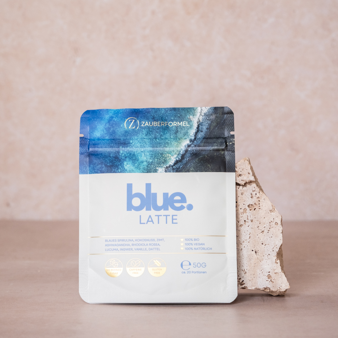 Zauberformel Bio Blue Latte - Beutel – Produktansicht