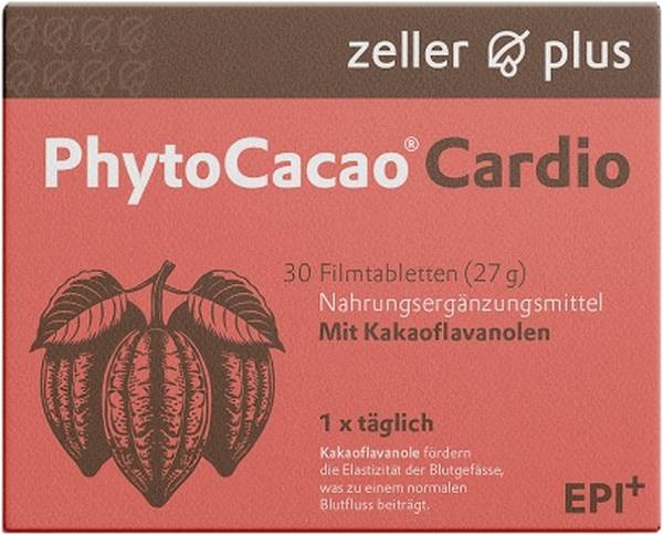 ZELLER Phytocacao Cardio Filmtabletten, 30 Stück