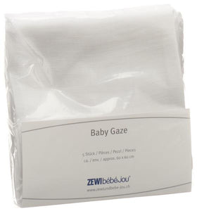 ZEWI BABY GAZE 9/7 Windeln 60x60cm 5 Stk