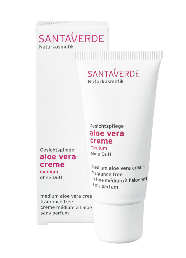 DrogerieMarkt24 - DrogerieMarkt24 SANTAVERDE ALOE FACE Creme Medium ohne Duft 30ml - Burgerstein