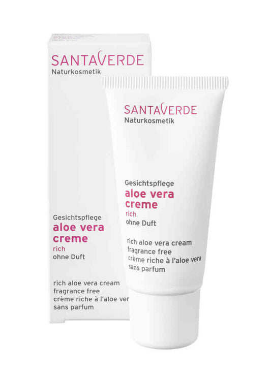 DrogerieMarkt24 - DrogerieMarkt24 SANTAVERDE ALOE FACE Creme Rich ohne Duft 30ml - Burgerstein