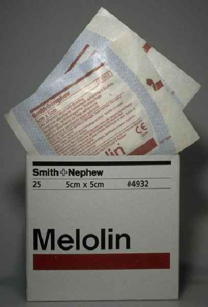 MELOLIN Wundkompressen 5x5cm steril 25 Btl