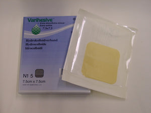 VARIHESIVE Verband 7.5x7.5cm extra dÃ¼nn 5 Stk