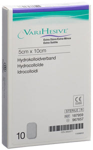 VARIHESIVE Verband 5x10cm extra dÃ¼nn 10 Stk