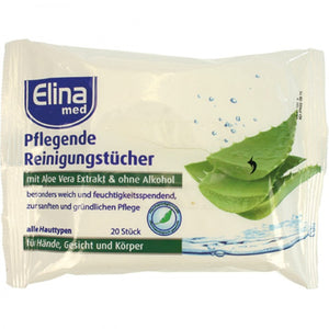 Feuchttücher 20er Elina Abschminktücher 20x21cm
