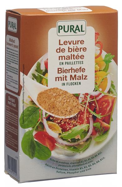 PURAL Bierhefeflocken mit Malz 200 g