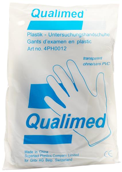 QUALIMED Unters Handsch Latex M gep unst 100 Stk