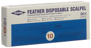 FEATHER Skalpell 1x Nr 10 20 Stk