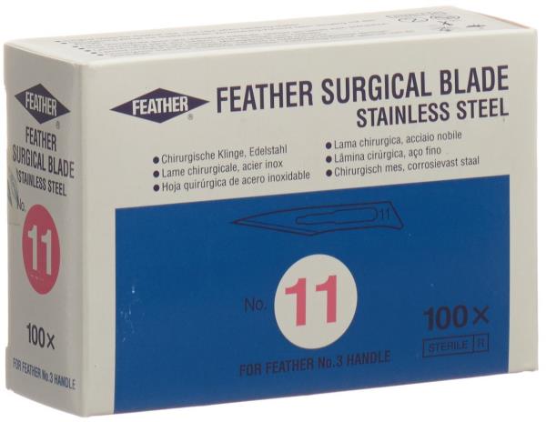 FEATHER Skalpellklingen ster Nr 11 100 Stk