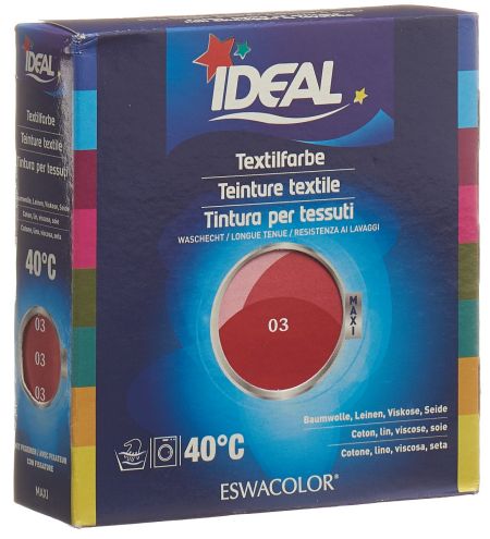 IDEAL MAXI Baumwolle Color No03 zinnober