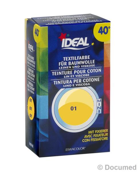 IDEAL MINI Baumwolle Color No01 gelb