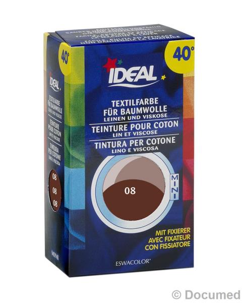 IDEAL MINI Baumwolle Color No08 rotbraun