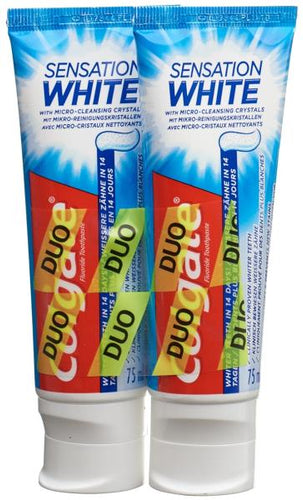 COLGATE Sensation White Zahnpasta Duo 2 x 75 ml