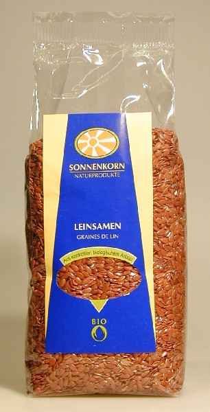 SONNENKORN Leinsamen Bio Knospe 500 g