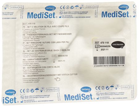 MEDISET Fadenziehset mit Fadenmesser