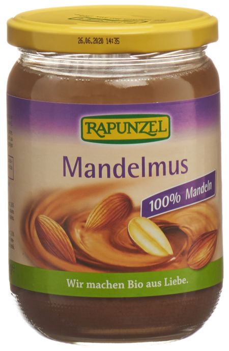 RAPUNZEL Mandelmus braun Bio Glas 500 g
