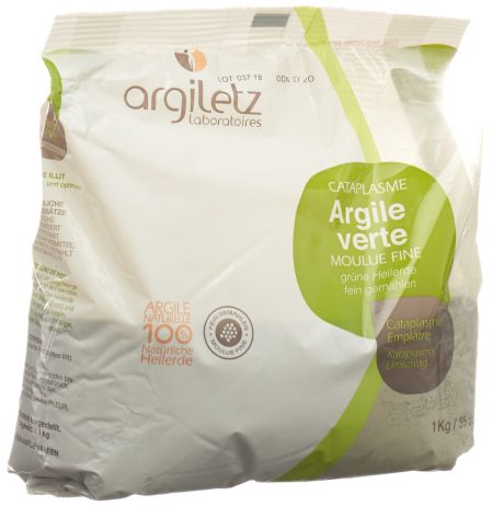 ARGILETZ Heilerde grÃ¼n Plv fein 1 kg