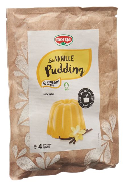 MORGA BIO Pudding Vanille Curcuma Btl 60 g