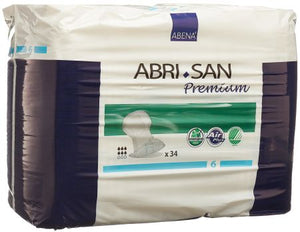 ABRI-SAN Premium Nr6 30x63cm hellblau 34 Stk