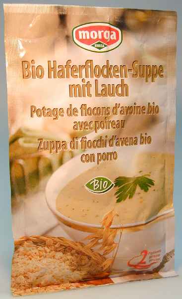 MORGA Haferflocken Suppe mit Lauch Bio 45 g