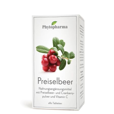 PHYTOPHARMA Preiselbeer Tabl 280 Stk