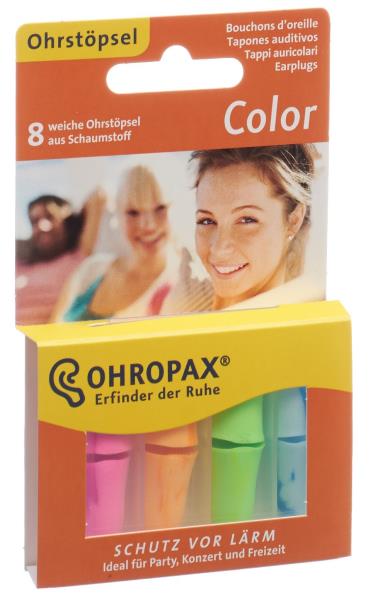 OHROPAX Color GerÃ¤uschschÃ¼tzer 8 Stk