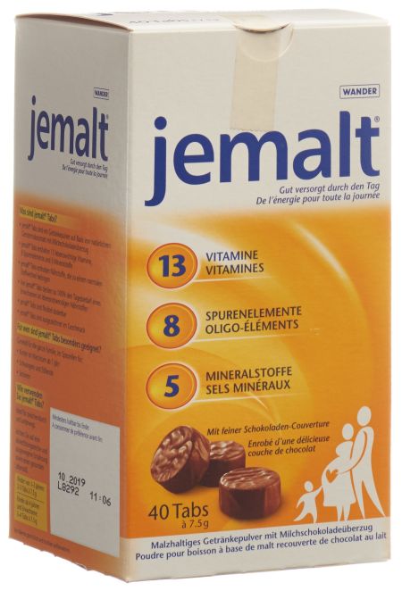 JEMALT 13+13 Tabs 40 x 7.5 g
