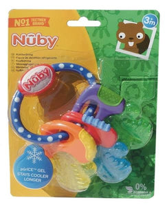 NUBY Beissring Schlüssel mit Eisgel