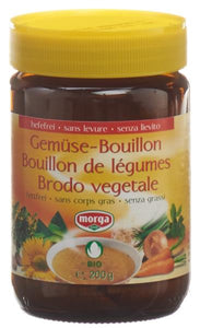 MORGA Gemüse  Bouillon hefefrei fettfrei Bio 200 g