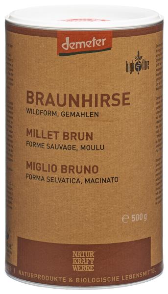 NATURKRAFTWERKE Braunhirse gemahlen Demeter 500 g
