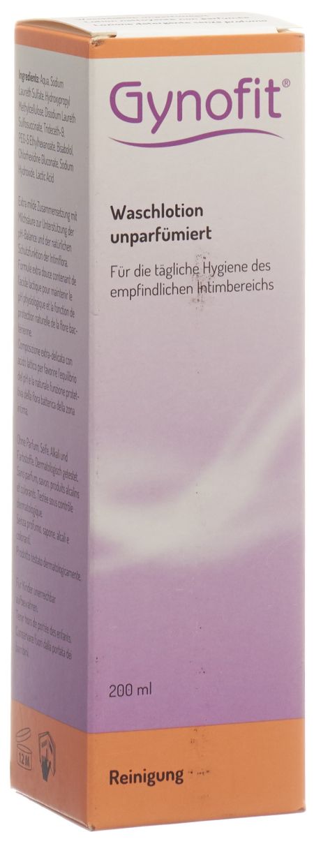 GYNOFIT Waschlotion unparfumiert 200 ml