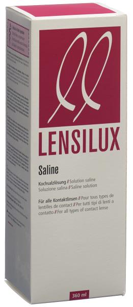LENSILUX Saline KochsalzlÃ¶sung Fl 360 ml