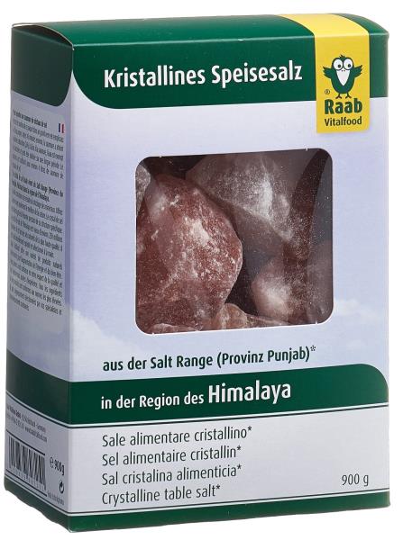 RAAB Himalaya Salz Brocken Karton 900 g