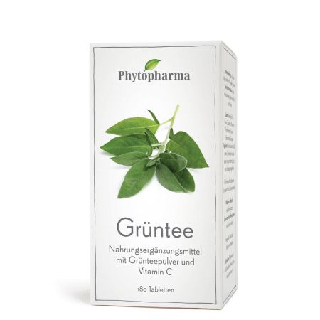 PHYTOPHARMA Grüntee Tabl 180 Stk