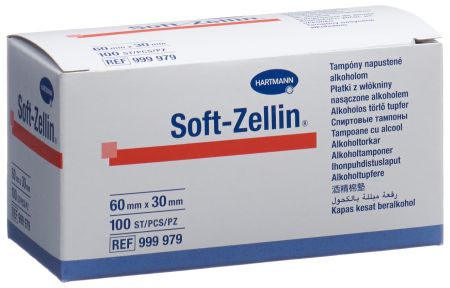 SOFT ZELLIN Alkoholtupfer 60x30mm 100 Stk