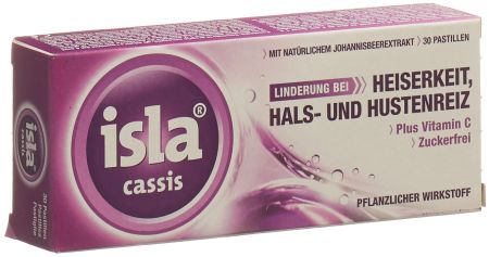 ISLA Cassis Pastillen 30 Stk