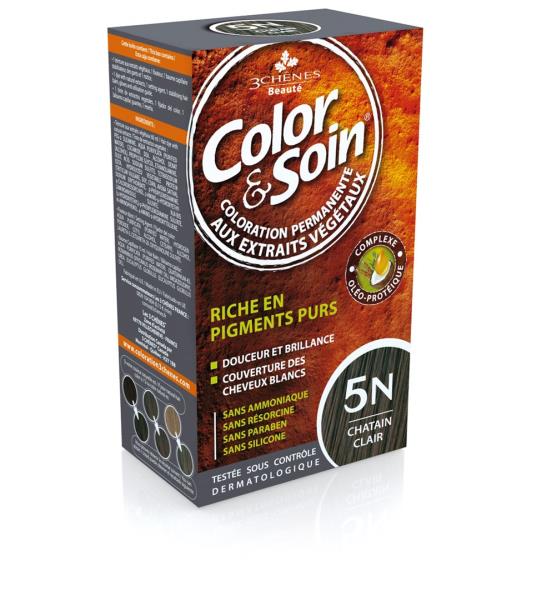COLOR & SOIN Coloration 5N chÃ¢tain clair 135 ml