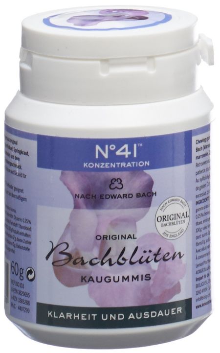 BIOLIGO Dr Bach Kaugummi Konzentration Ds 60 g
