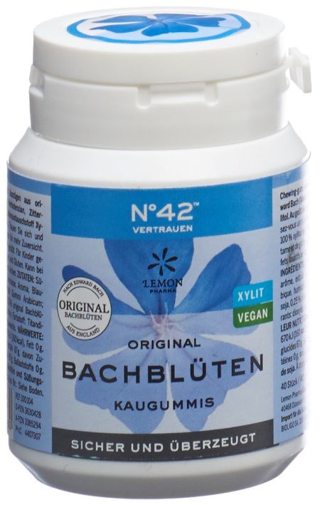 BIOLIGO Dr Bach Kaugummi Selbstvertrauen Ds 60 g